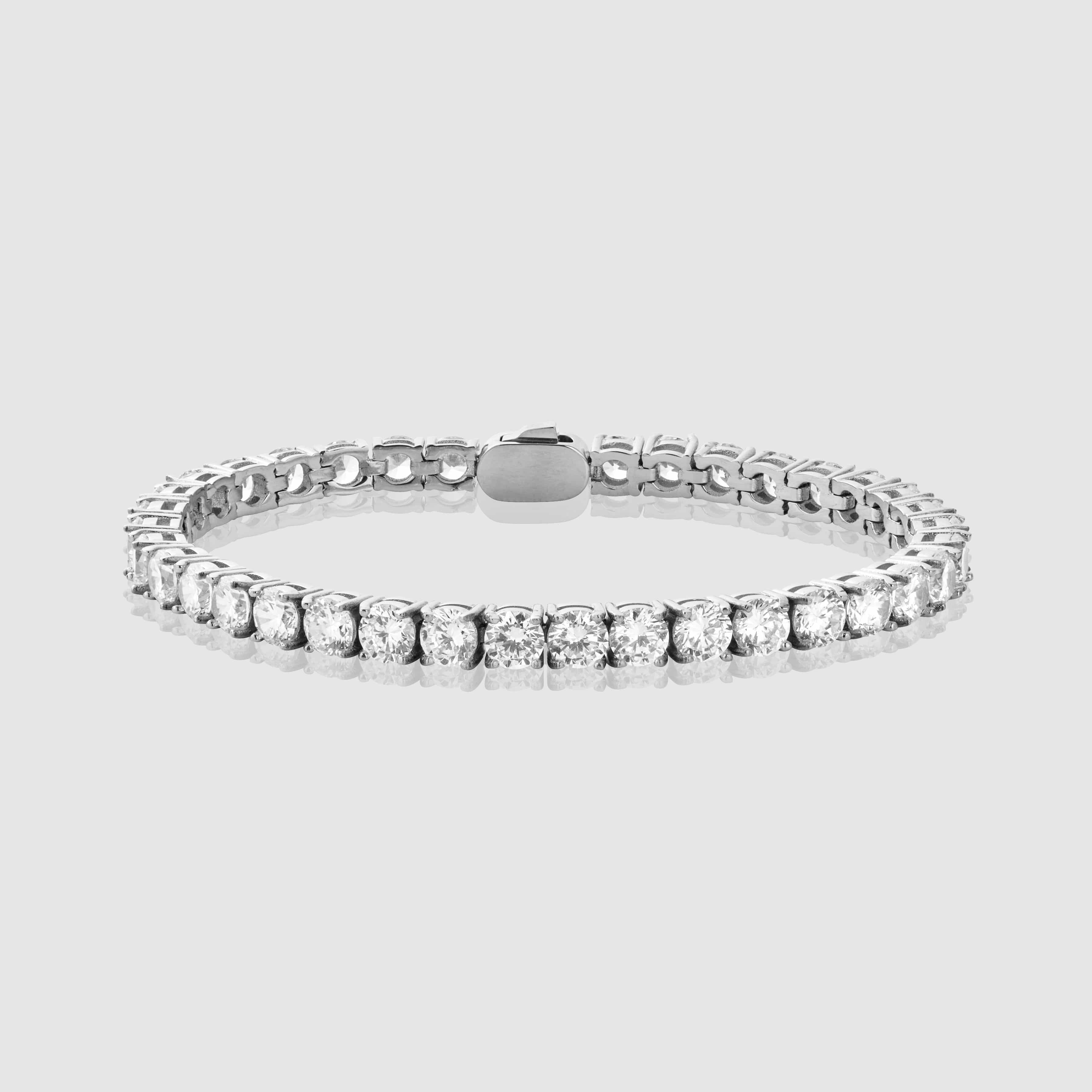 Tennis Bracelet (Silver) 5mm - Image 4