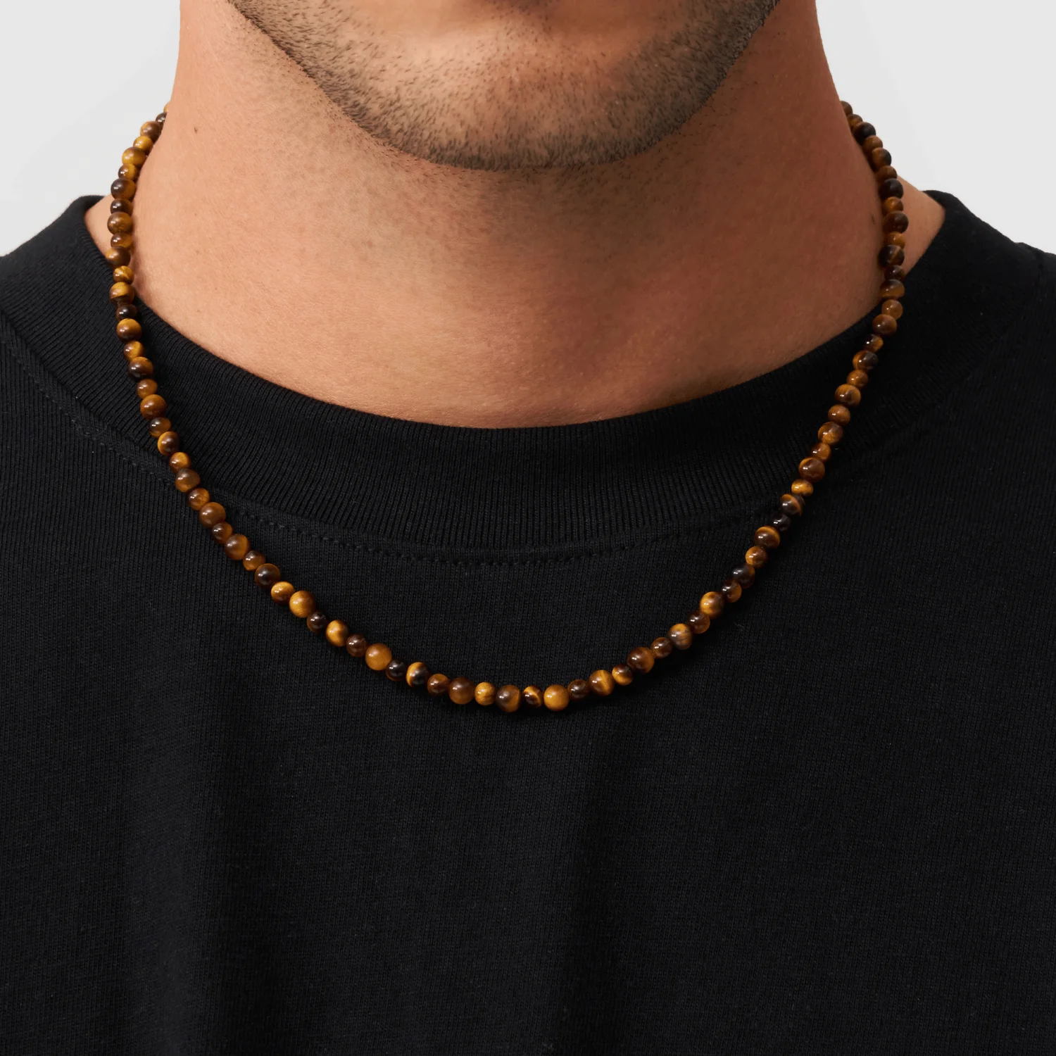 Tigers Eye Beaded Necklace - Image 2