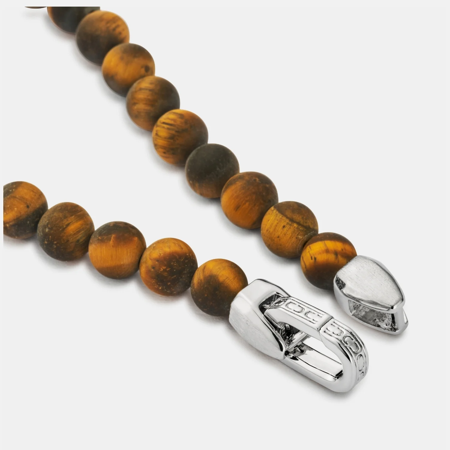 Tiger's Eye Lock Bracelet (Silver) - Image 7