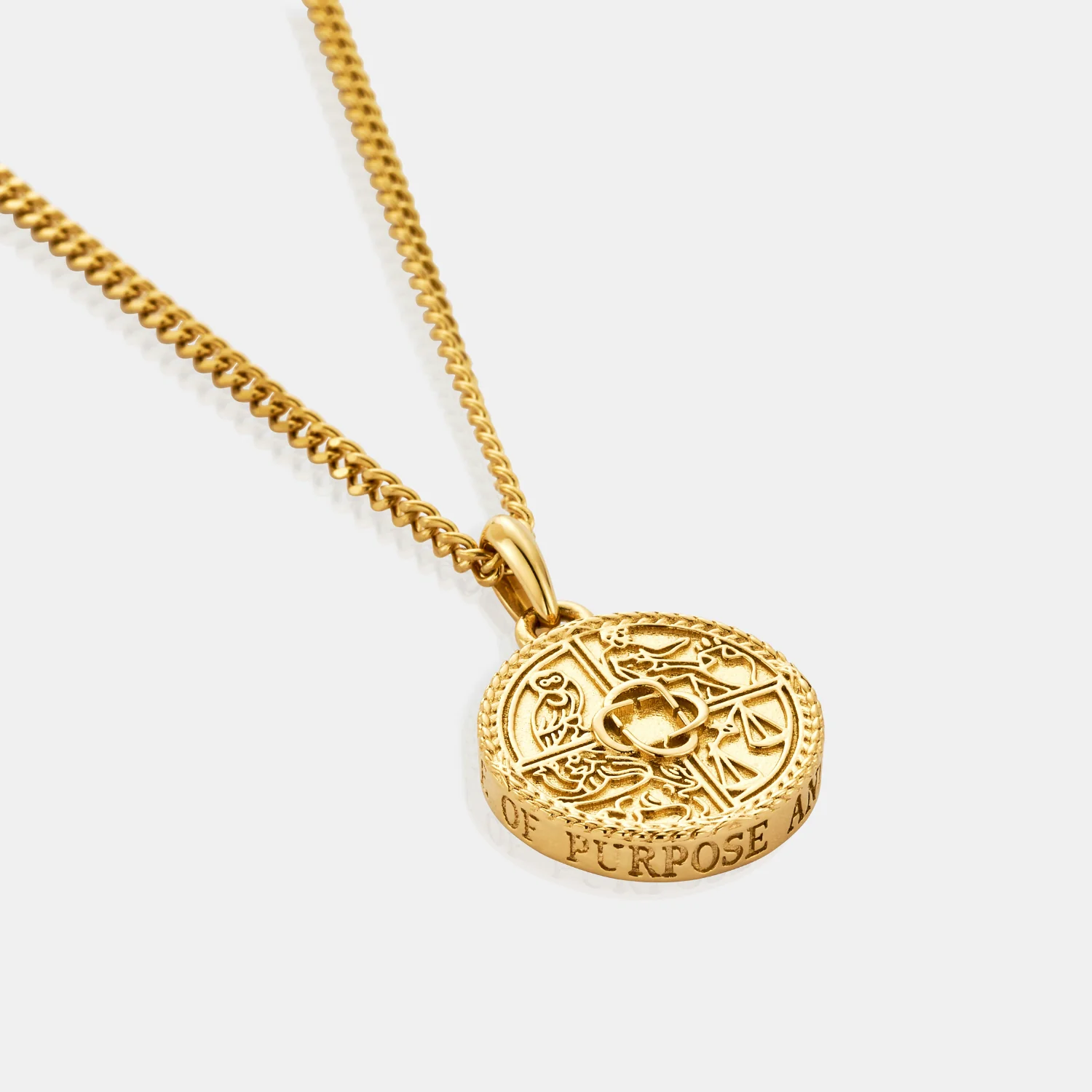 Virtues Pendant (Gold) - Image 4