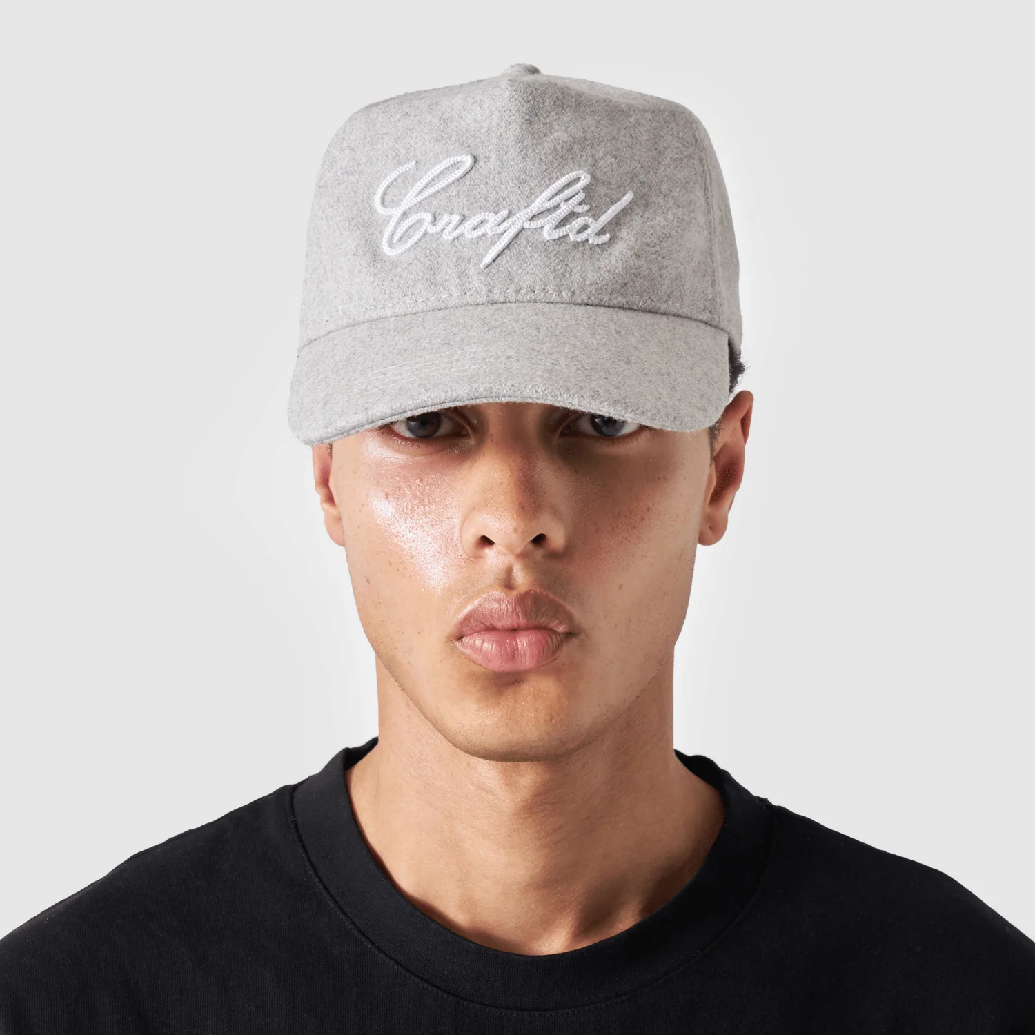 Wool Signature Cap (Grey) - Image 3