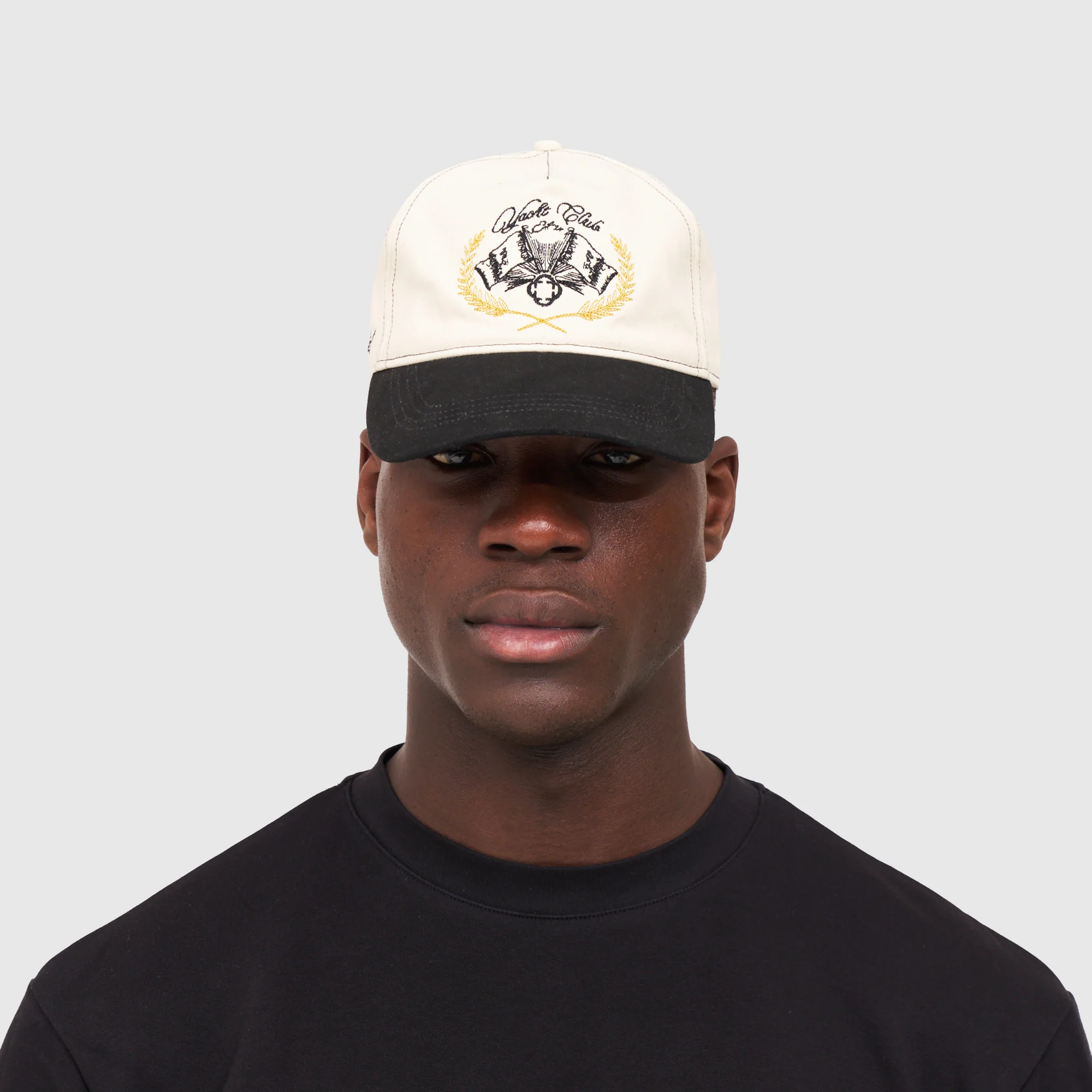 Yacht Club Cap (Cream/Black) - Image 3