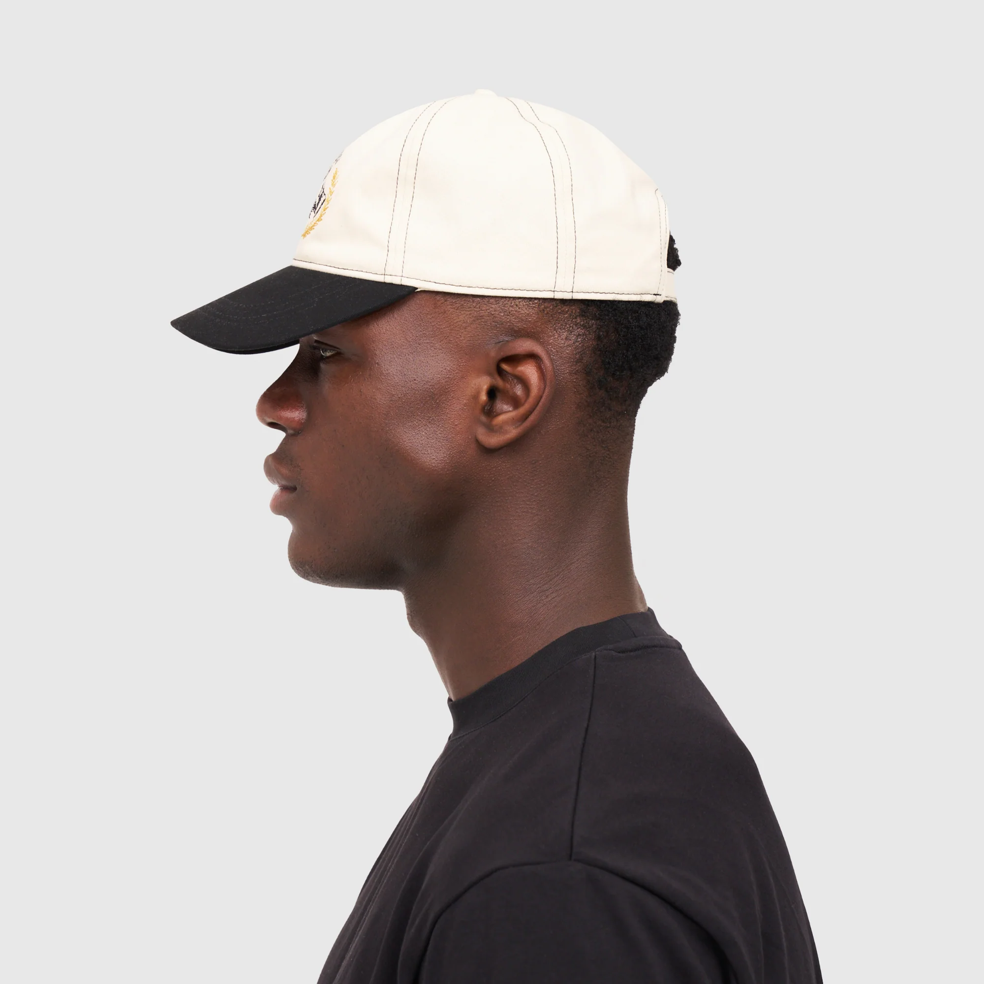 Yacht Club Cap (Cream/Black) - Image 4
