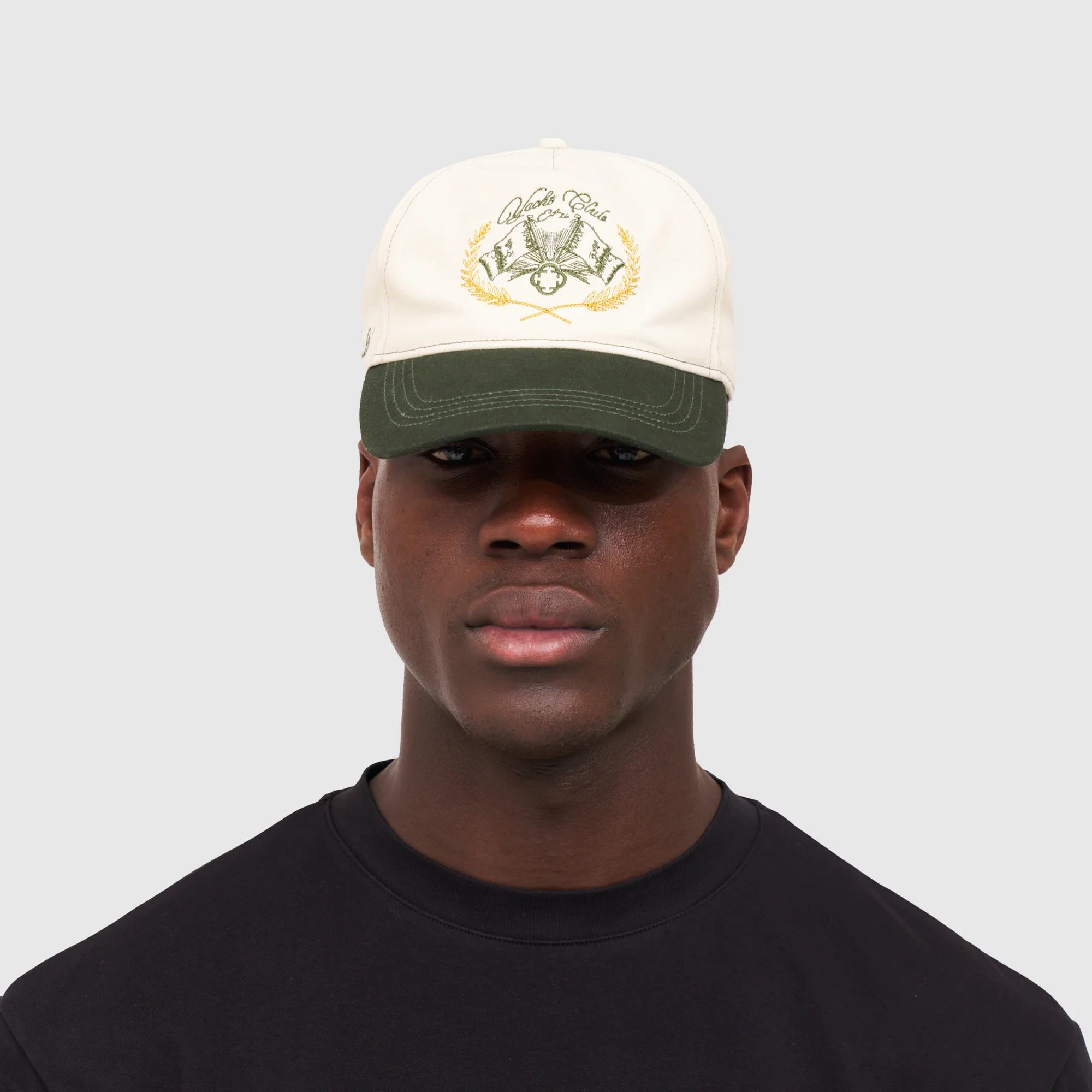 Yacht Club Cap (Cream/Green) - Image 3