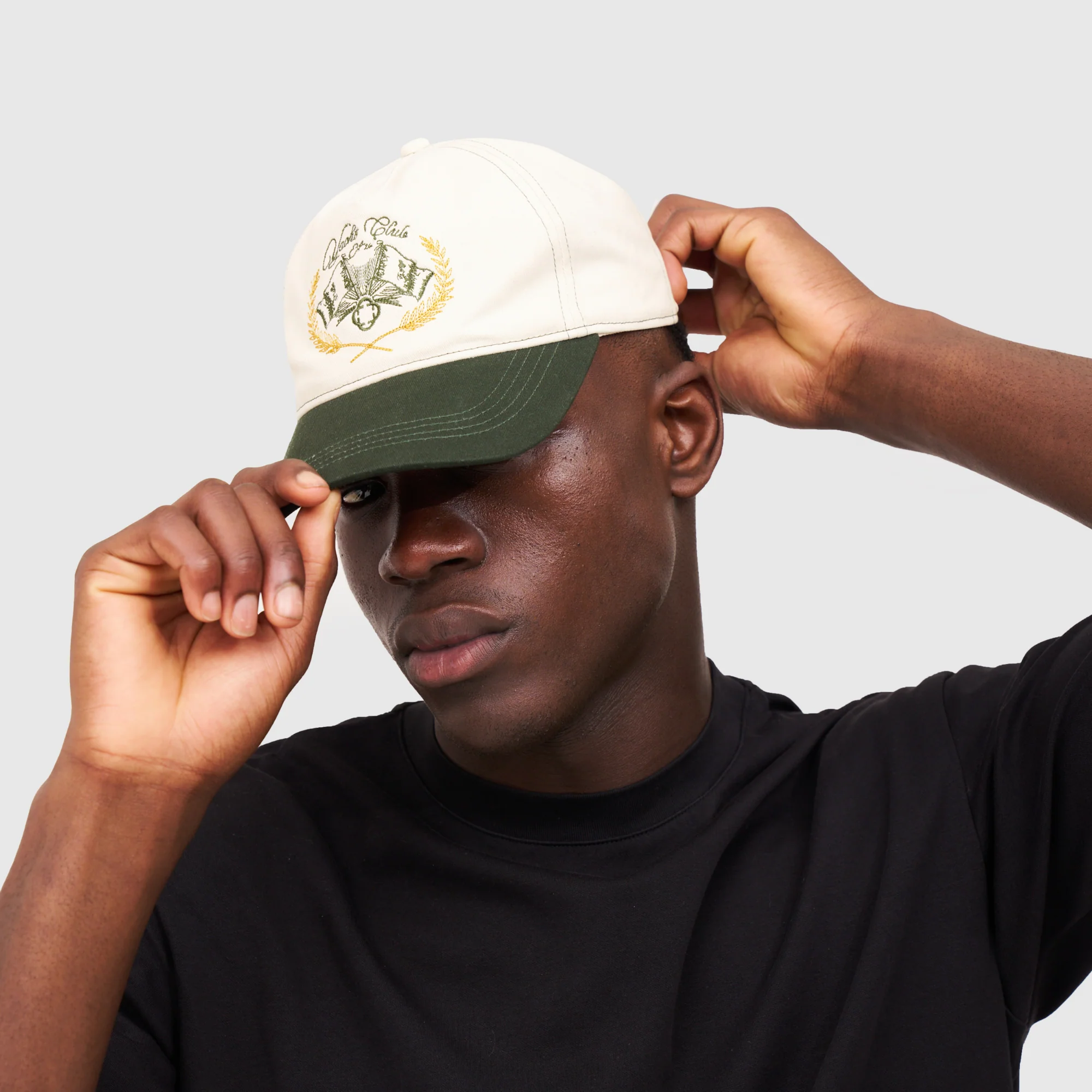 Yacht Club Cap (Cream/Green) - Image 5